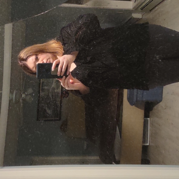 Loft Sparkly Black Blouse - Picture 6 of 7